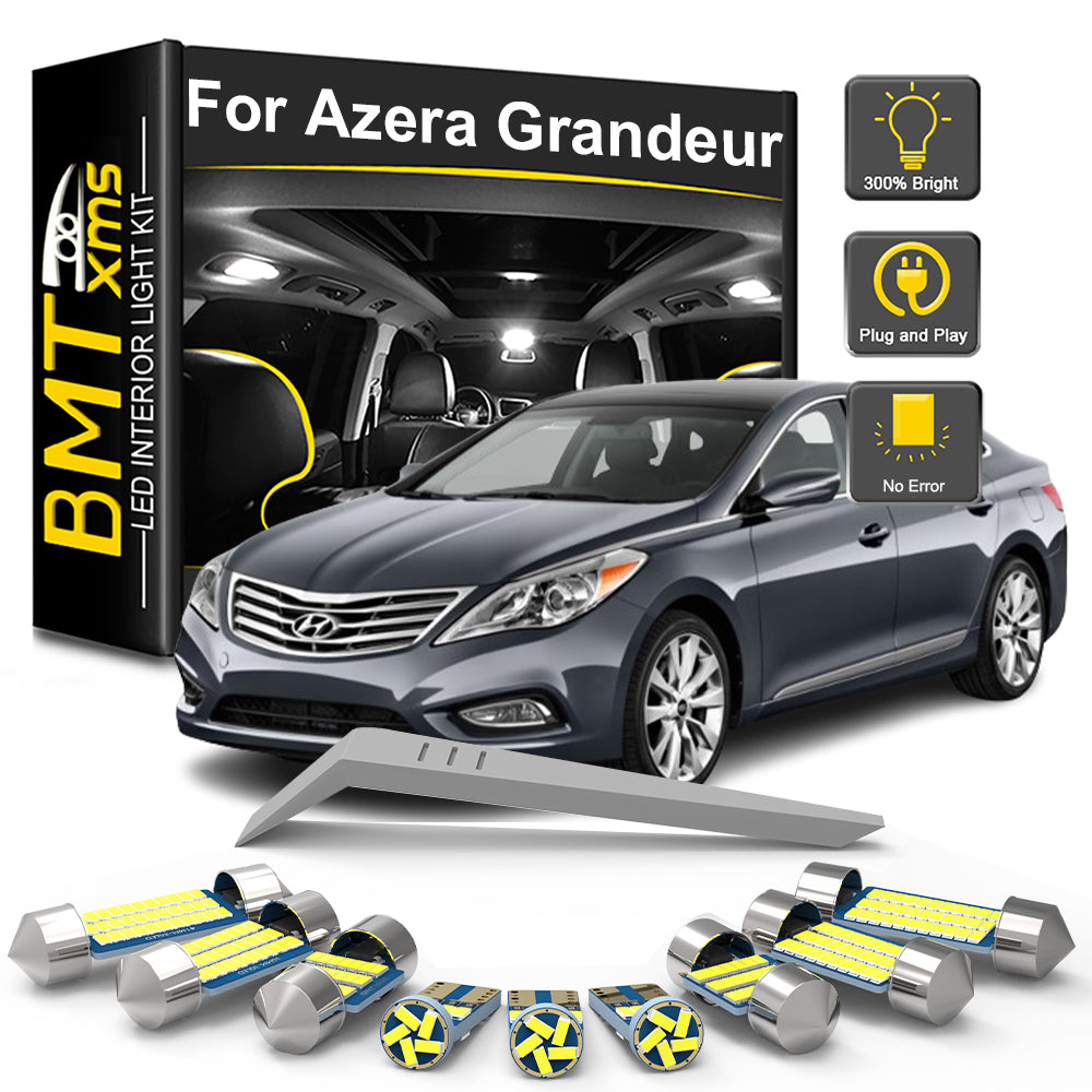 AutoGlowLED Canbus LED Interior Light Kit for Hyundai Azera Grandeur TG HG IG 2005-2019