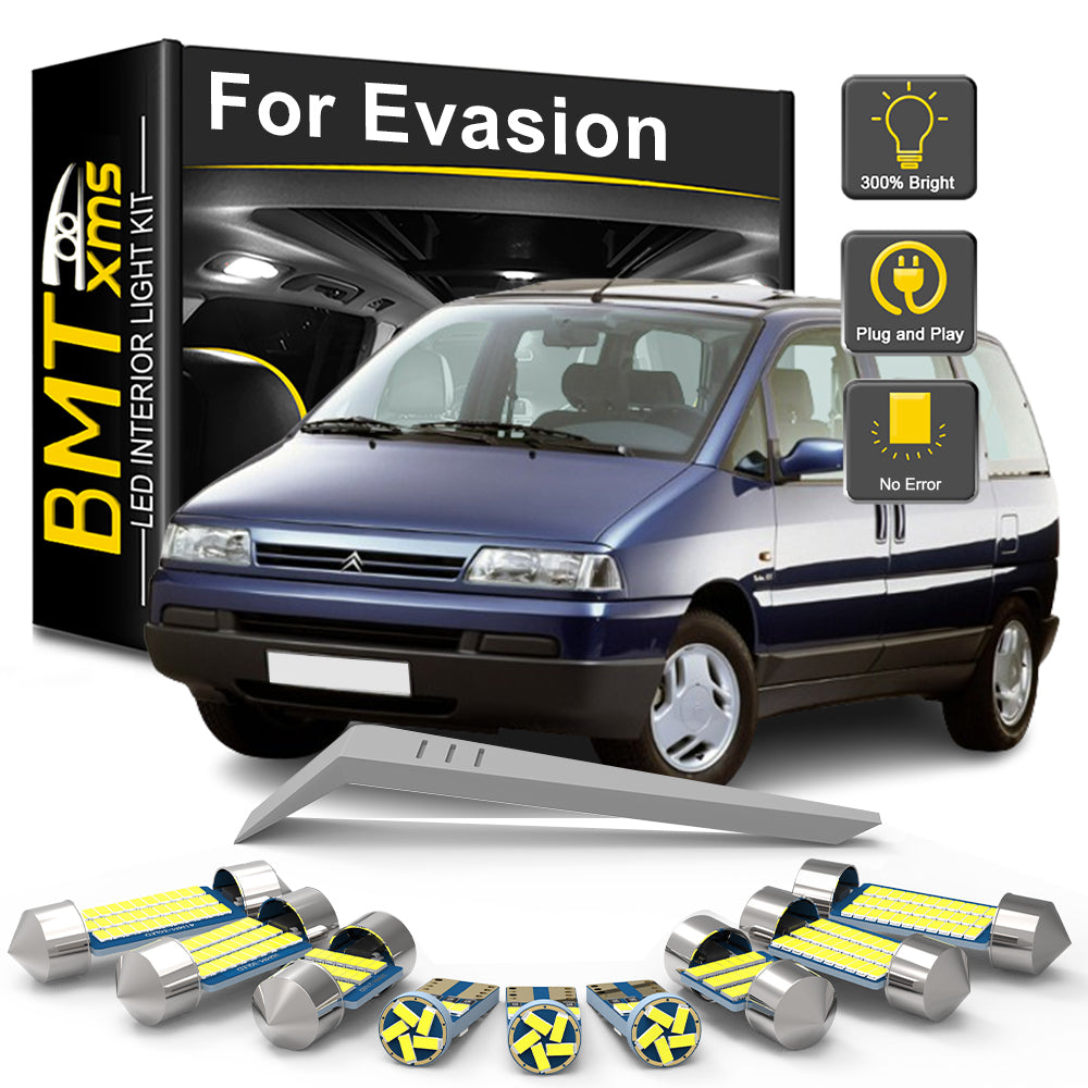 AutoGlowLED Interior LED Light Kit for Citroen Evasion 1994-2002 Canbus