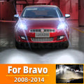 AutoGlowLED H1 Canbus LED Headlight Bulb 100W 6500K for Fiat Bravo 2 2008-2014