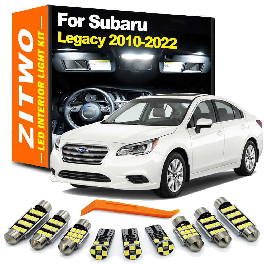 AutoGlowLED 14-Piece LED Interior Light Kit for Subaru Legacy 2010-2020