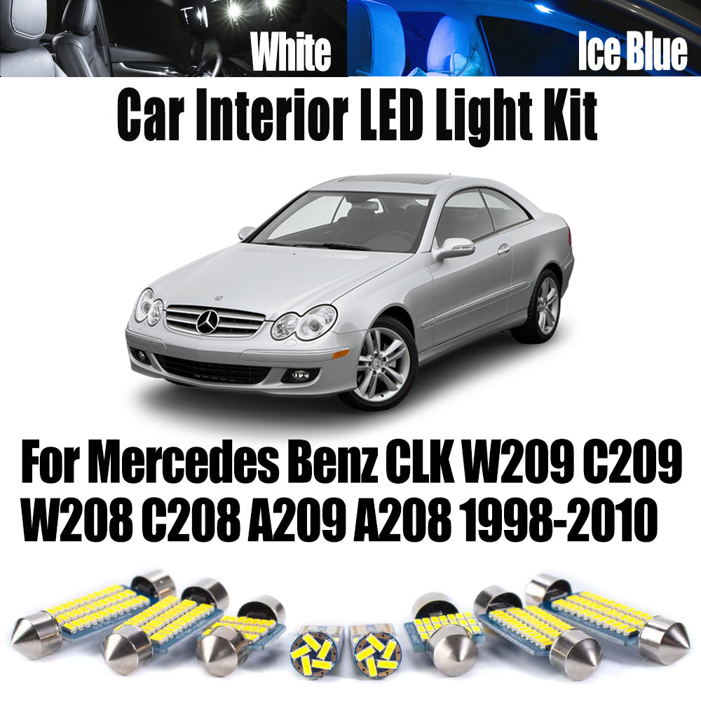 AutoGlowLED Mercedes-Benz CLK LED Interior Light Kit 1998-2010