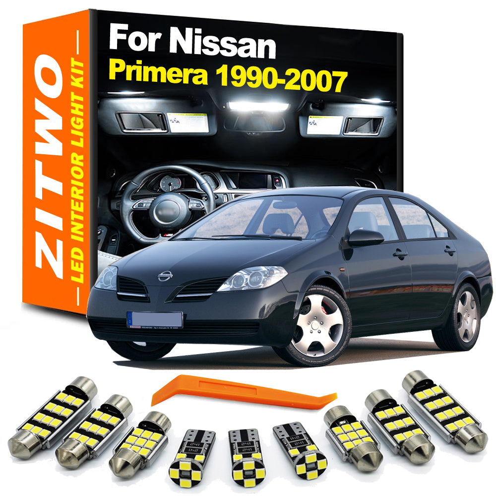 AutoGlowLED LED Interior Light Kit for Nissan Primera P10 P11 P12 1990-2007