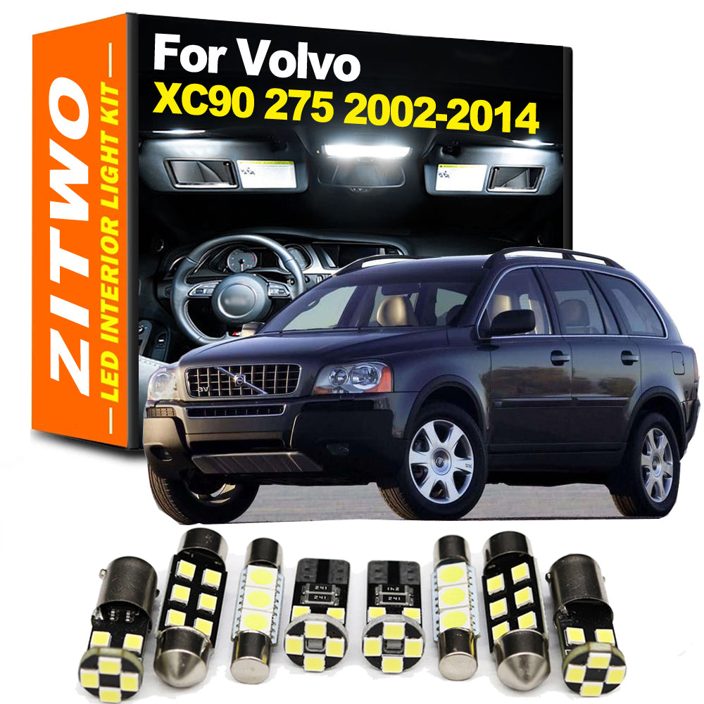AutoGlowLED 17Pcs LED Interior Light Kit for Volvo XC90 MK1 2002-2014
