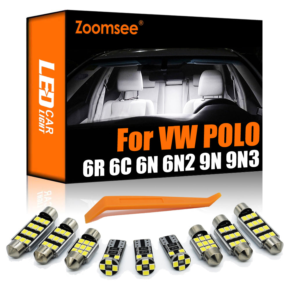 AutoGlowLED Interior LED Light Kit for VW Polo 6N 6N2 9N 9N3 6R 6C Canbus