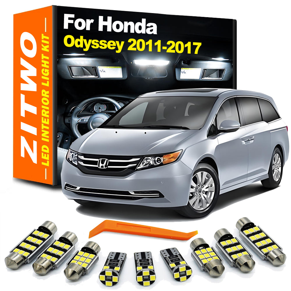 AutoGlowLED 16-Piece Canbus LED Interior Light Kit for Honda Odyssey 2011-2017