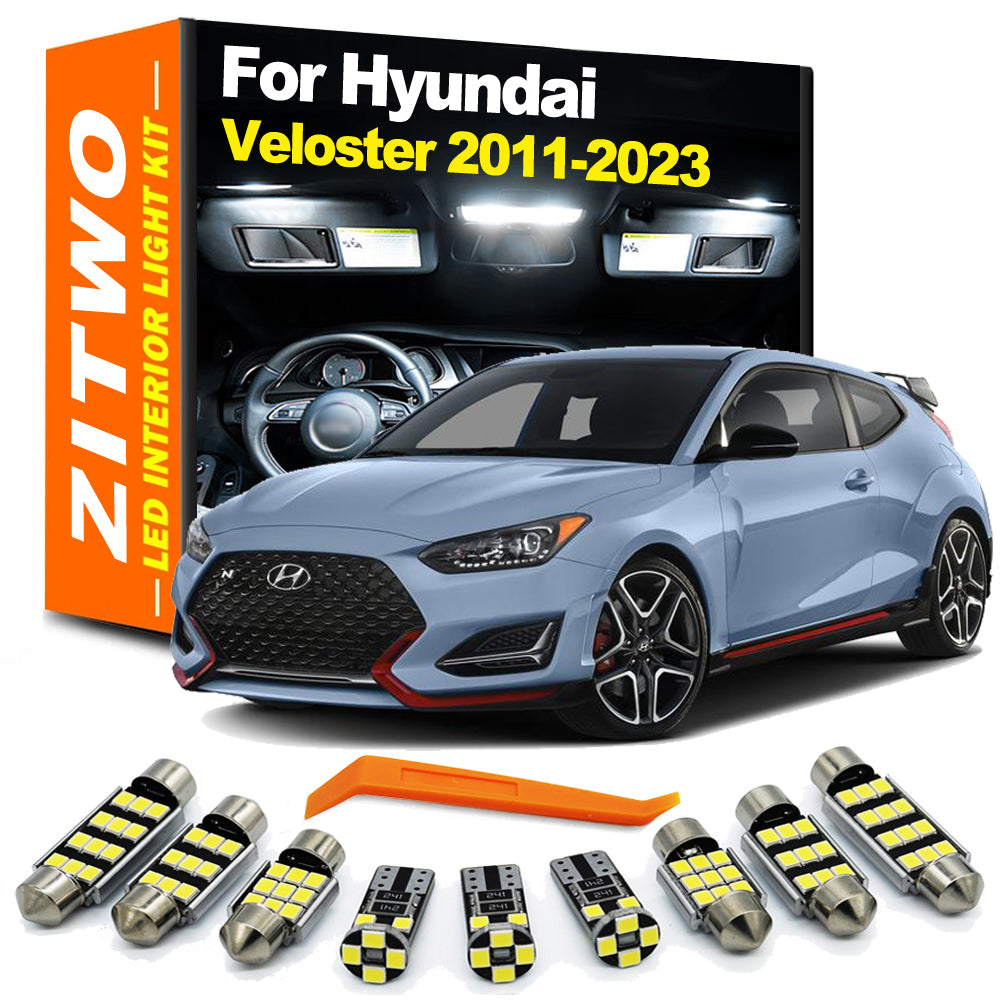 AutoGlowLED LED Interior Dome Light Kit for Hyundai Veloster 2011-2023