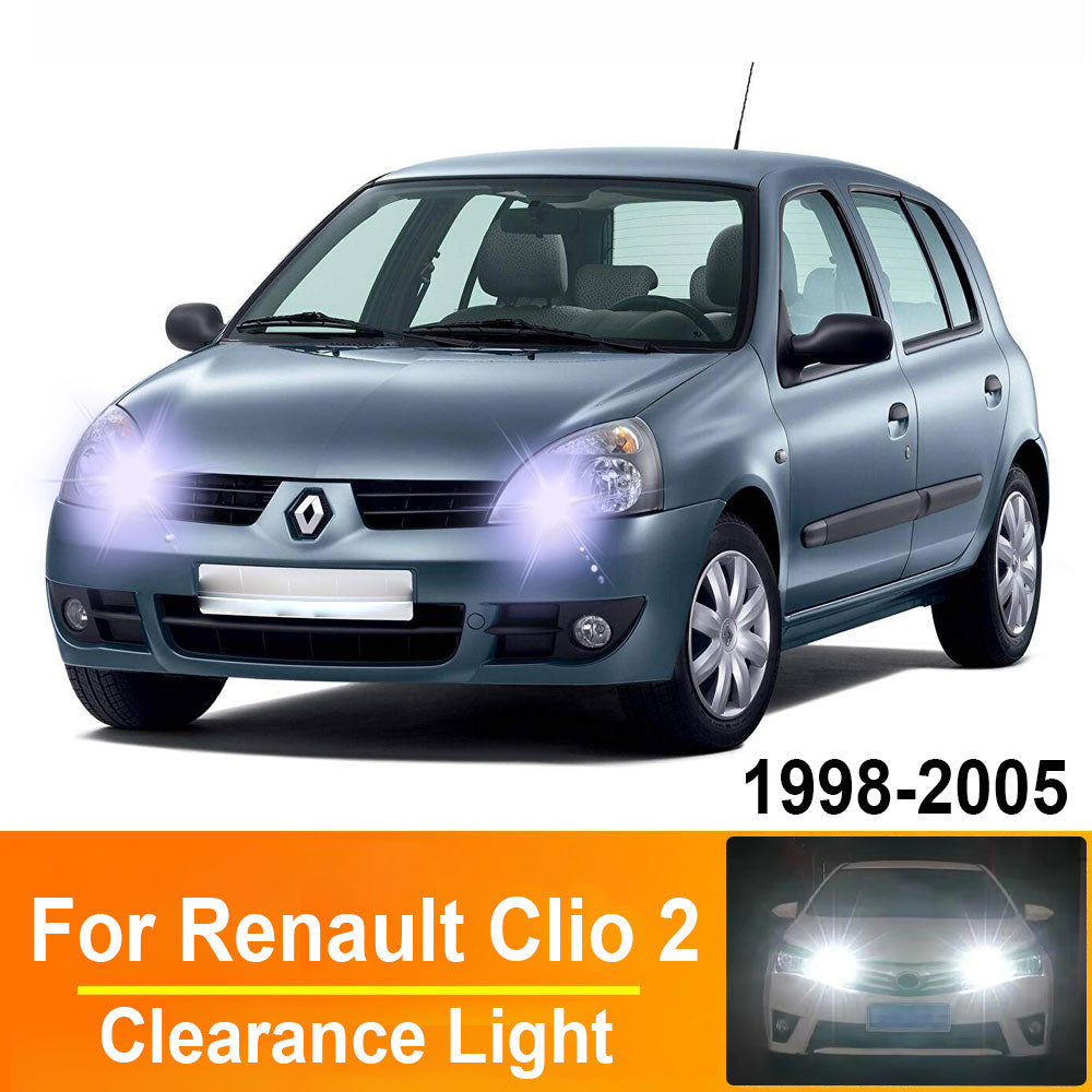 AutoGlowLED T10 W5W LED Interior Light Kit for Renault Clio MK2 1998-2005