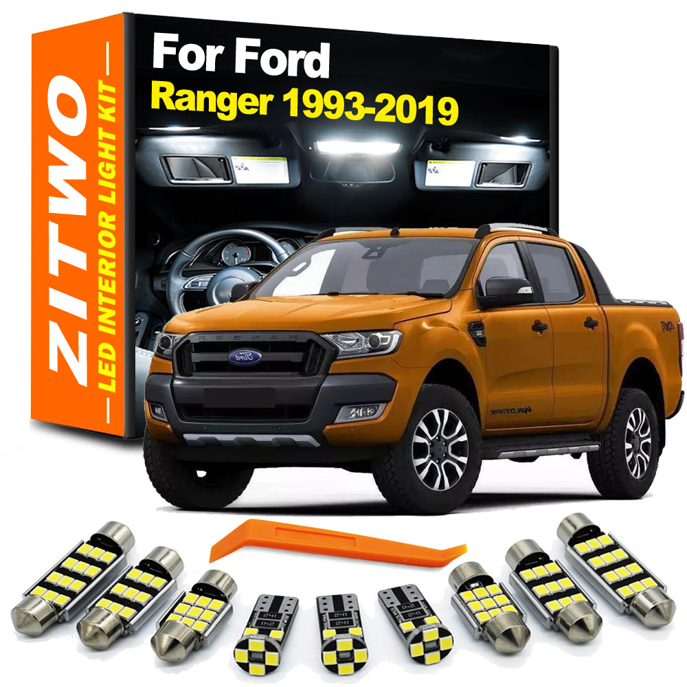 AutoGlowLED Canbus LED Interior Light Kit for Ford Ranger 1993-2019