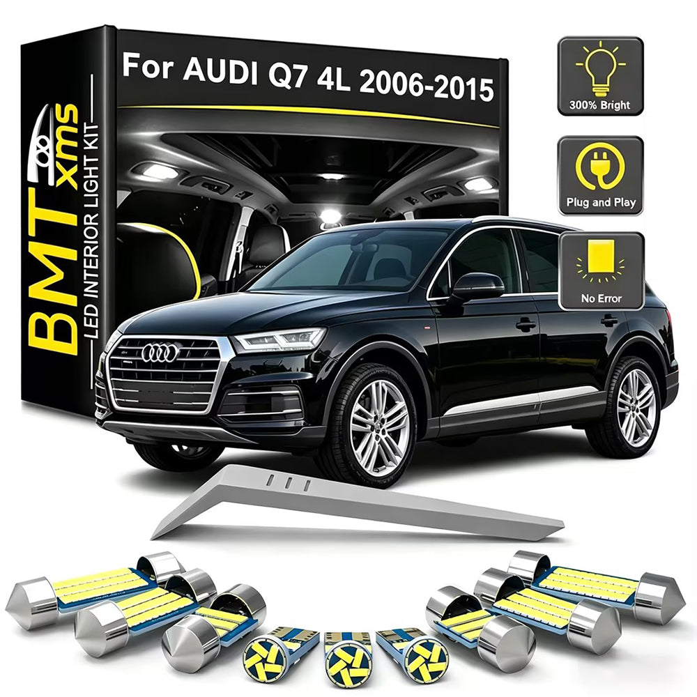 AutoGlowLED LED Interior Light Kit for Audi Q7 4L 2006-2015 Canbus