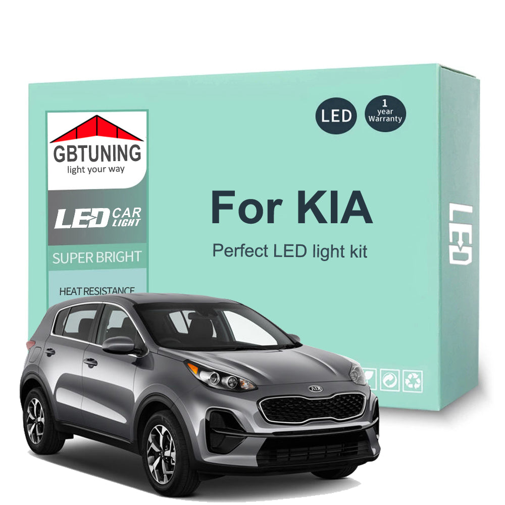AutoGlowLED LED Interior Light Kit for KIA Sportage Sorento Ceed Xceed Rio Forte Optima Soul Canbus