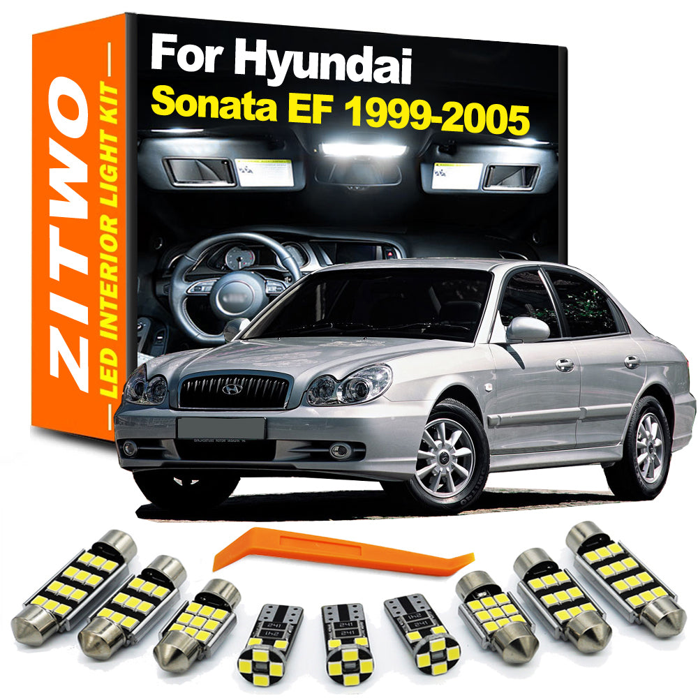 AutoGlowLED 13PC LED Interior Light Kit for Hyundai Sonata EF 1999-2005