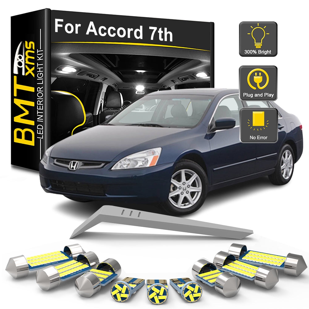 AutoGlowLED LED Interior Light Kit for Honda Accord 7 VII MKVII 2003-2007