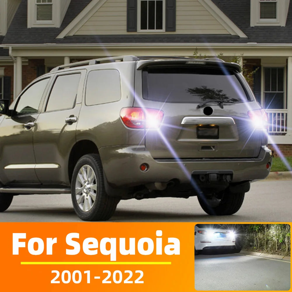 AutoGlowLED LED Backup Reverse Light Bulbs for Toyota Sequoia 2001-2022